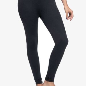 4 Way Lycra Cotton Legging - Black Color