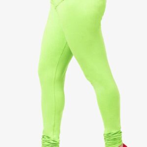 4 Way Lycra Cotton Legging - Lime Green