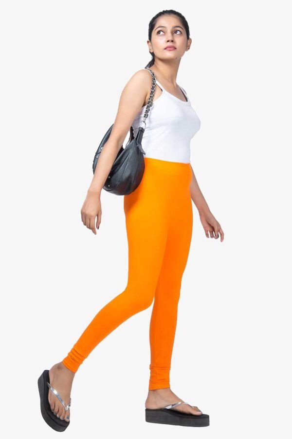 4 Way Lycra Cotton Legging - Mustered Color