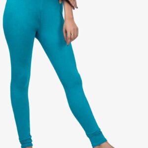 4 Way Lycra Cotton Legging - Rama Green