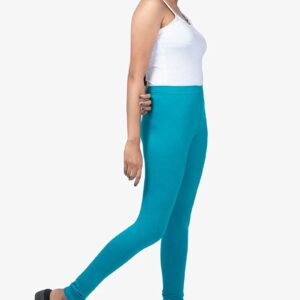 4 Way Lycra Cotton Legging - Rama Green