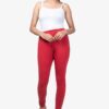 4 Way Lycra Cotton Legging - Red