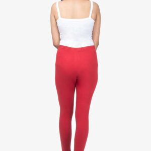4 Way Lycra Cotton Legging - Red