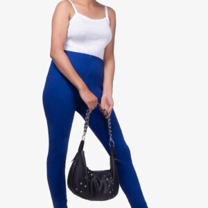 4 Way Lycra Cotton Legging - Royal Blue