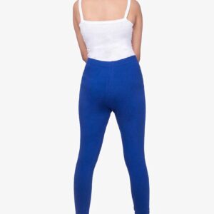 4 Way Lycra Cotton Legging - Royal Blue