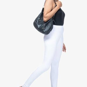 4 Way Lycra Cotton Legging - White Color