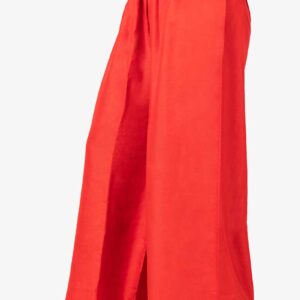 Pure Rayon Cotton Palazzo - Free Size, Red Colour