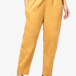 Slub Lycra Cotton Pant - Free Size, Skin Colour