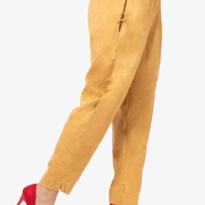 Slub Lycra Cotton Pant - Free Size, Skin Colour