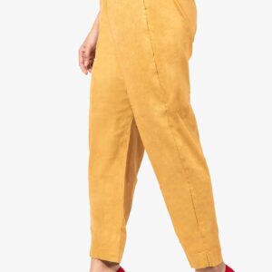 Slub Lycra Cotton Pant - Free Size, Skin Colour